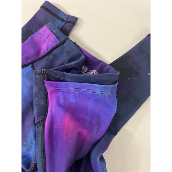 NEW VICTORIA'S SECRET Sweat On Point Legging Purple Aurora Forest Galaxy 2 or 8 - Picture 5 of 5